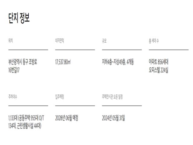 범일이편한세상 사업개요